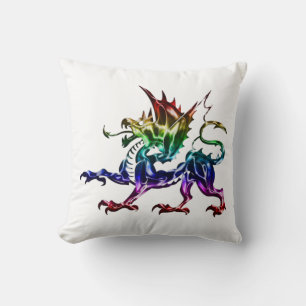 Cojín Decorativo Pilar Dragón Metálico Tribal