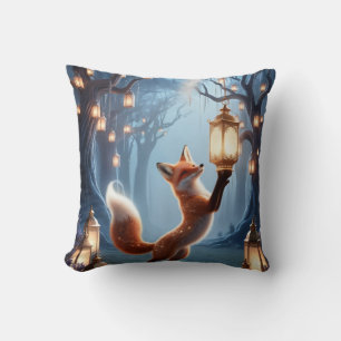 Cojín Decorativo Pilar espiritual místico de Fox - Bosque encantado