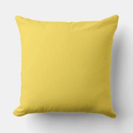 Cojín Decorativo Pilar exterior amarillo sólido