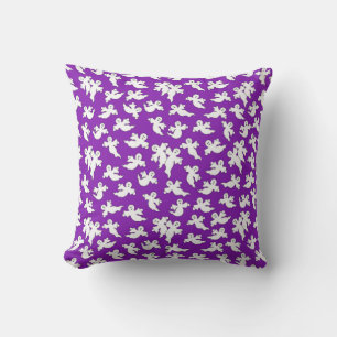 Cojín Decorativo Pilar Fantasmas Morado Volador