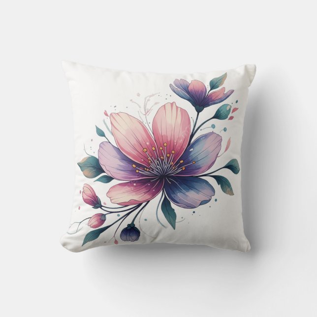 Cojín Decorativo Pilar floral (Anverso)