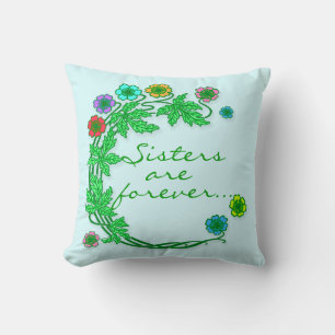 Cojín Decorativo Pilar floral de personalizable