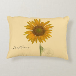 Cojín Decorativo Pilar fotográfico girasol