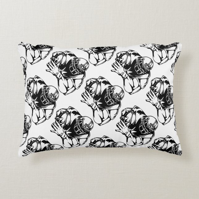 Cojín Decorativo Pilar/Fútbol de acento (Anverso)