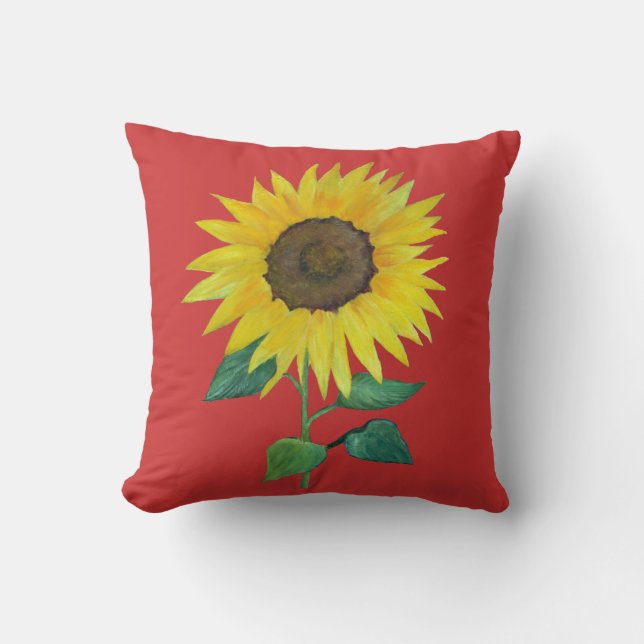 Cojín Decorativo Pilar girasol (Anverso)