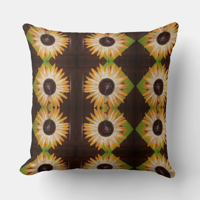 Cojín Decorativo Pilar girasol (Anverso)