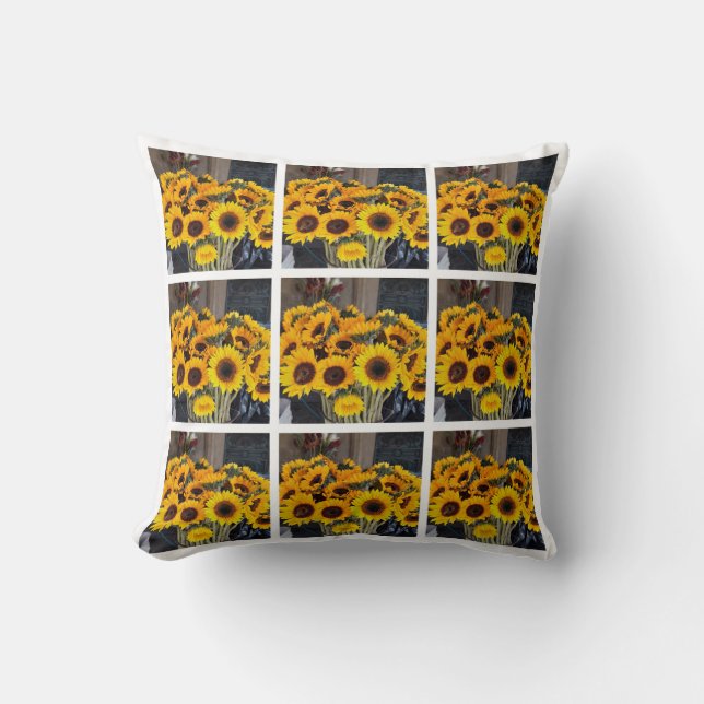 Cojín Decorativo Pilar girasol (Anverso)