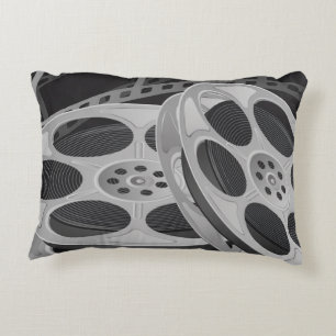 Cojín Decorativo Pilar gris "CINEMA Reels"