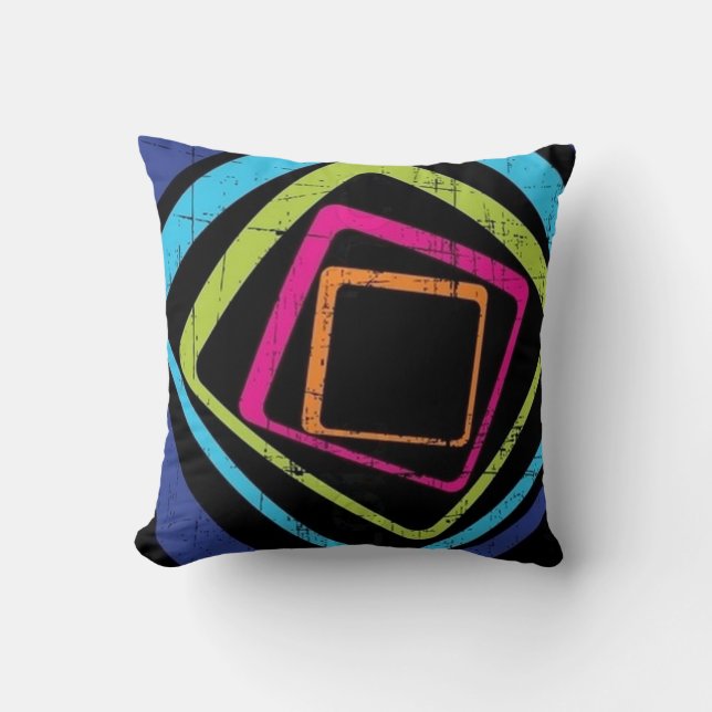 Cojín Decorativo Pilar Grunge Retro (Anverso)