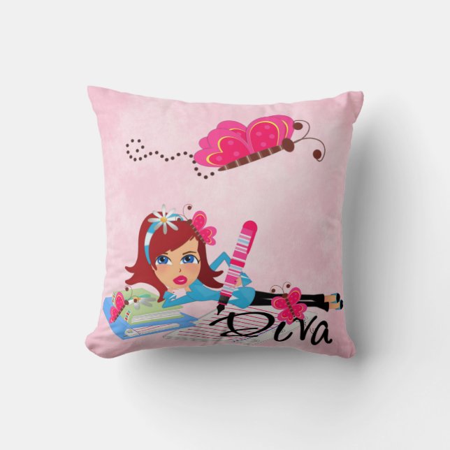 Cojín Decorativo Pilar Homework (Anverso)