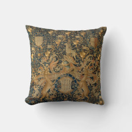 Cojín Decorativo Pilar impreso de tapiz holandés antiguo