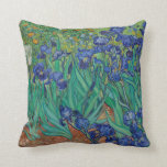Cojín Decorativo Pilar iris Van Gogh<br><div class="desc">Van Gogh Irises PillowArte funcional de nuestro artista favorito. Hermosa almohada para su dormitorio o sofá.
Irises de Van Gogh 1889Diseño en ambos lados.</div>