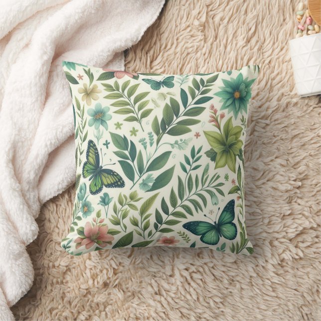 Cojín Decorativo Pilar lleno de hierba y árboles (Manta)