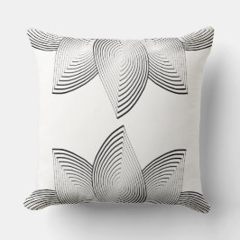 Cojín Decorativo Pilar lumbar tribal de flores de Lotus