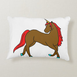 Cojín Decorativo Pilar mágico de unicornio - suave y espumoso