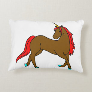 Cojín Decorativo Pilar mágico de unicornio - suave y espumoso