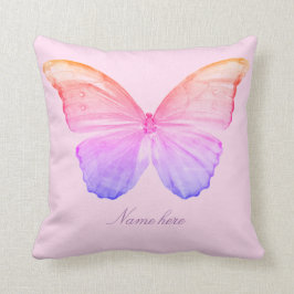 Cojín Decorativo Pilar mariposa rosa