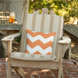 Cojín Decorativo Pilar moderno de diseño del patrón ZigZag Chevron