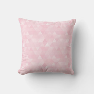 Cojín Decorativo Pilar mosaico del triángulo rosa del pasto