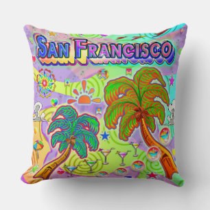 Cojín Decorativo Pilar objetivo de vacaciones de San Francisco