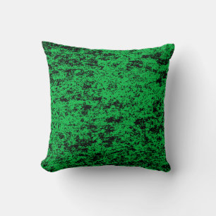 Cojín Decorativo Pilar reversible con textura verde y negro