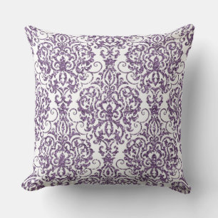 Cojín Decorativo Pilar reversible del Purpurina de esparcido morado