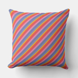 Cojín Decorativo Pilar rojo, amarillo, rosa, azul o de banda o cojí