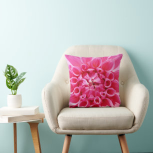 Cojín Decorativo Pilar rosa brillante