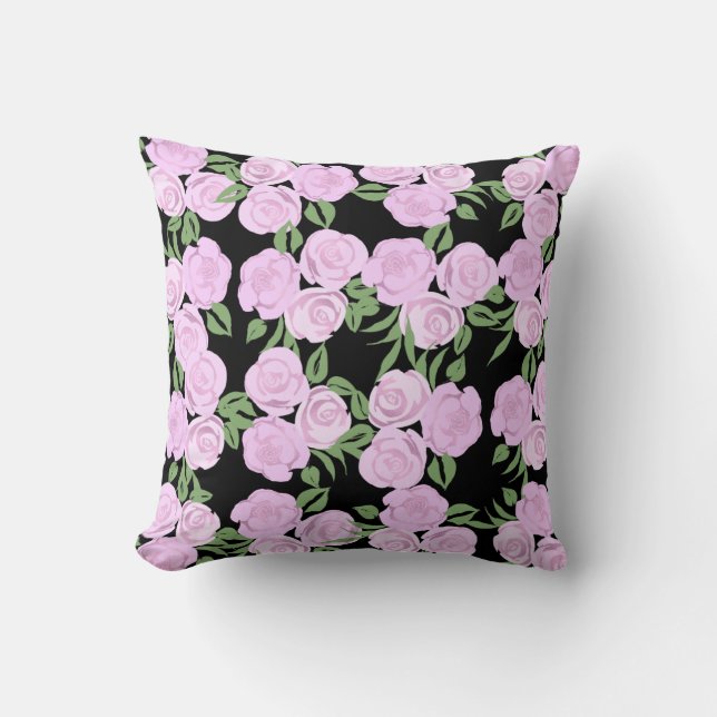 Cojín Decorativo Pilar rosa suave (Anverso)