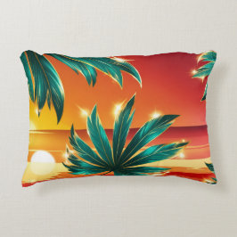 Cojín Decorativo Pilar Serene Sunset con gradiente y reflexión cáli