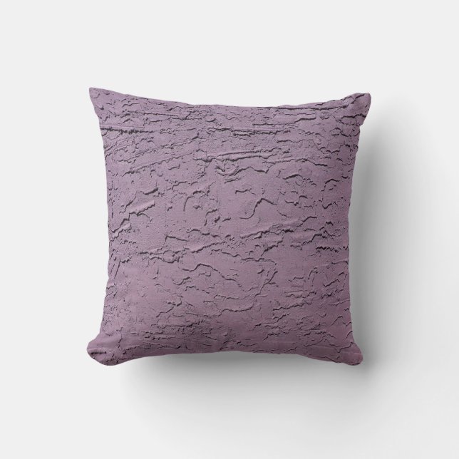 Cojín Decorativo Pilar texturizado de lavanda (Anverso)