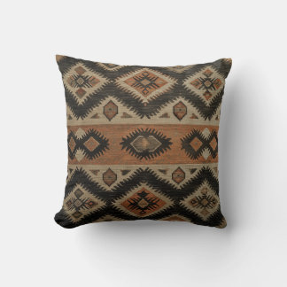 Cojín Decorativo Pilar tribal del diamante del suroeste