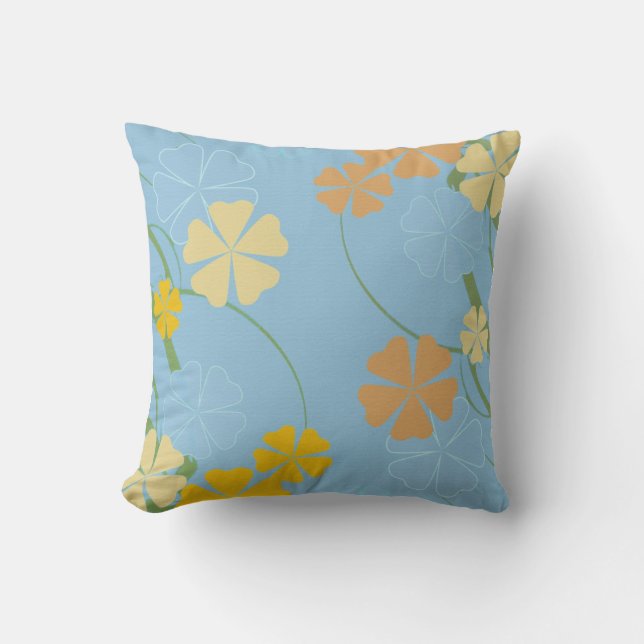 Cojín Decorativo Pilar tropical moderno (Anverso)