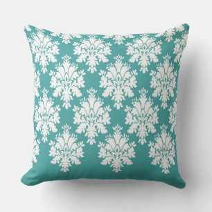 Cojín Decorativo Pilar Verde azulado azul 3 - CH9 del patrón de Dam