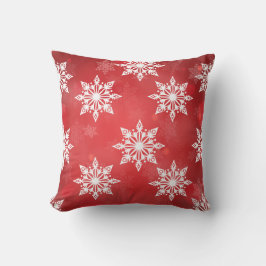 Cojín Decorativo Pilares blancos de copo de nieve