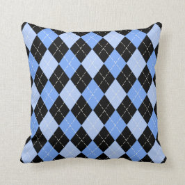 Cojín Decorativo Pilares Blue Argyle American MoJo