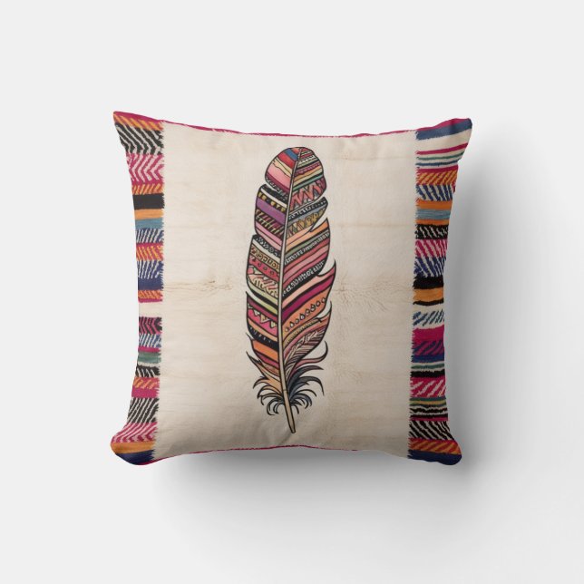 Cojín Decorativo Pilares de alfombras turcas Mandala: Una mezcla de (Anverso)