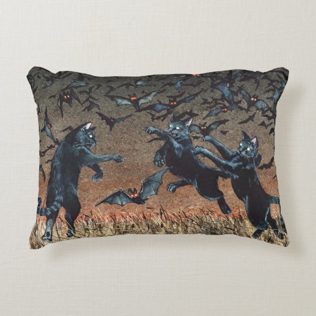 Cojín Decorativo Pilares de bateo de gato (Anverso)