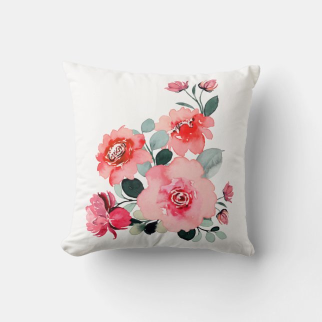 Cojín Decorativo Pilares de flores (Anverso)