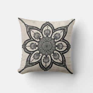 Cojín Decorativo Pilares de Kilim Lumbar Mandala: Belleza étnica