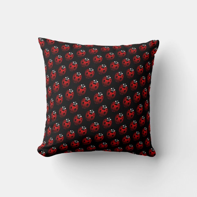 Cojín Decorativo Pilares De Ladybug Art Pillows Decoración De Ladyb (Anverso)