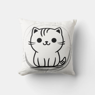 Cojín Decorativo Pilares en diseño de gato