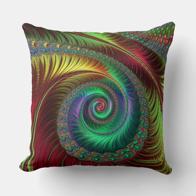 Cojín Decorativo Pilares Fractal Art 38 (Anverso)