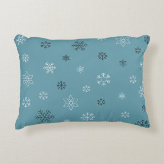 Cojín Decorativo Pilares gráficos de flechas de nieve
