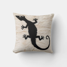 Cojín Decorativo Pilares Kilim Lizard blancos y negros