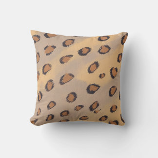 Cojín Decorativo Pilares Personalizados de pinturas de leopardo