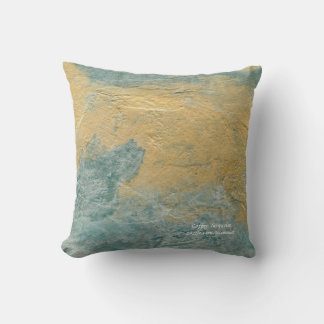 Cojín Decorativo Pilares turquesa de cobre