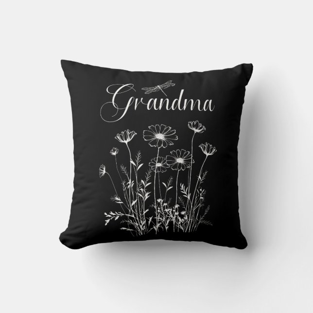 Cojín Decorativo Pillow - Abuela Flora Silvestre (Anverso)