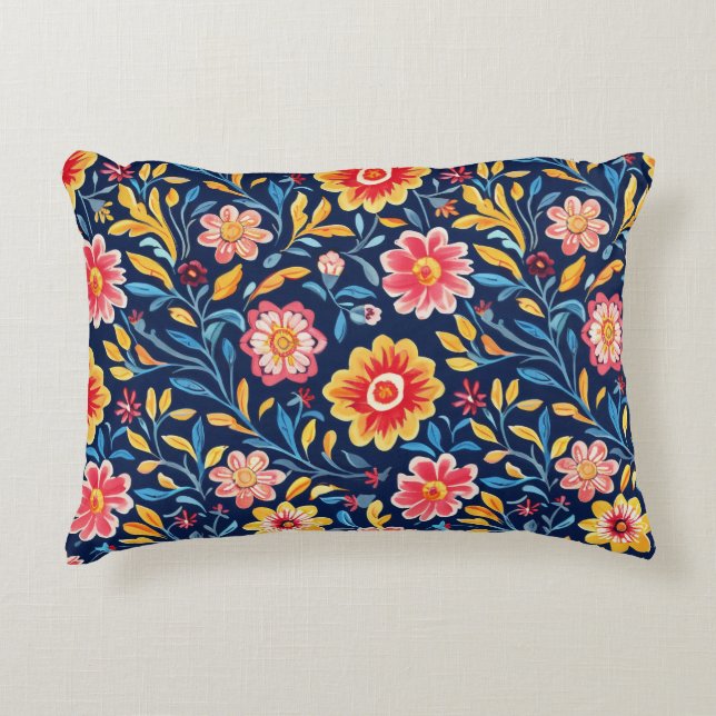 Cojín Decorativo Pillow, acento matutino de Petal Kissed (Anverso)