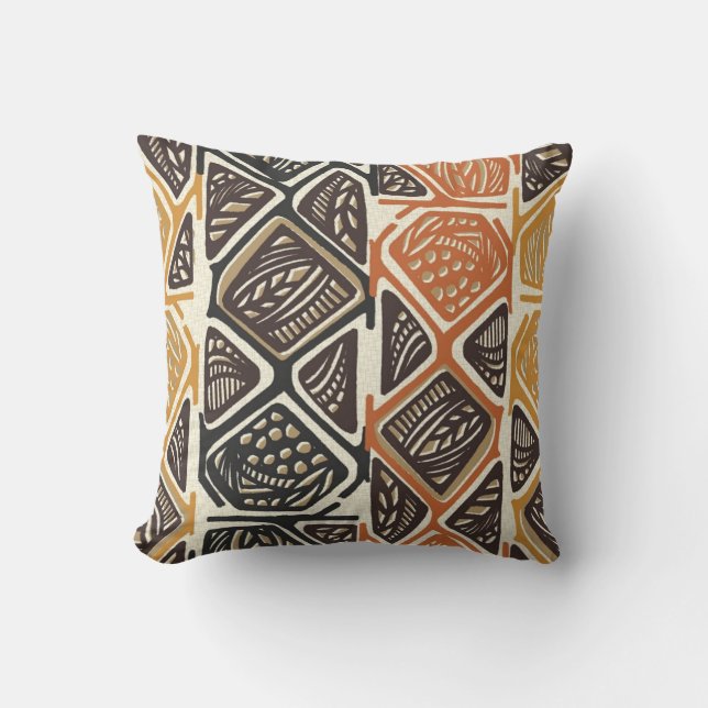Cojín Decorativo Pillow Afrocéntrico de 2 lados (Anverso)